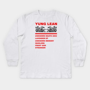 Yung Lean Discography Kids Long Sleeve T-Shirt